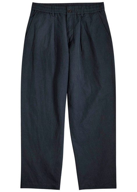 UNIVERSAL WORKS-Oxford linen-blend trousers