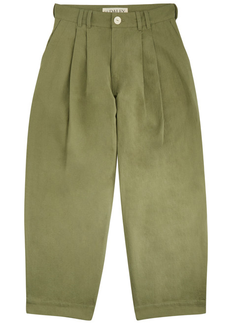 SS DALEY-Clarence cotton-poplin trousers