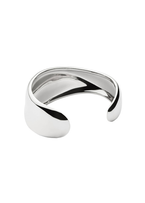MISSOMA-Sculptural silver-plated molten cuff bracelet