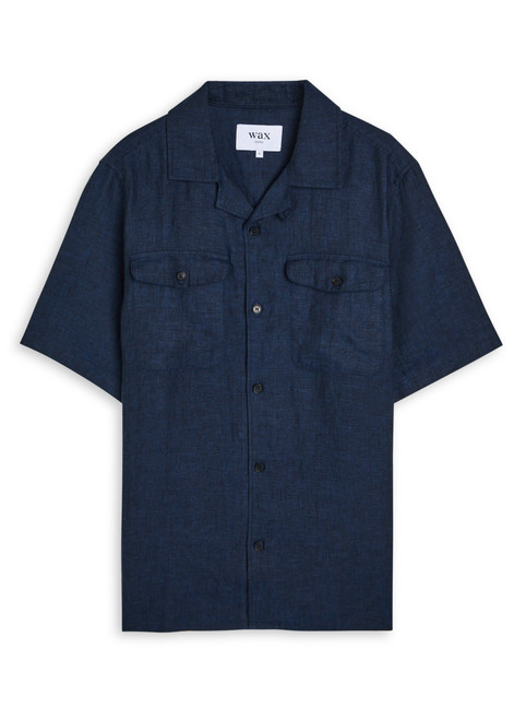 WAX LONDON-Bartlett linen shirt 