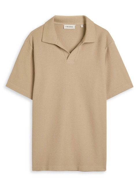 FRAME-Piqué cotton polo shirt