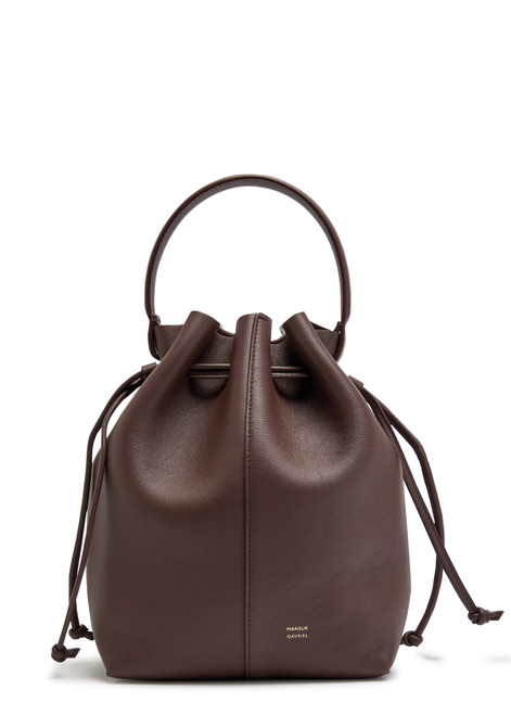 MANSUR GAVRIEL-Flores grained leather bucket bag
