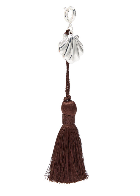TIMELESS PEARLY-Marta tassel sterling silver keyring