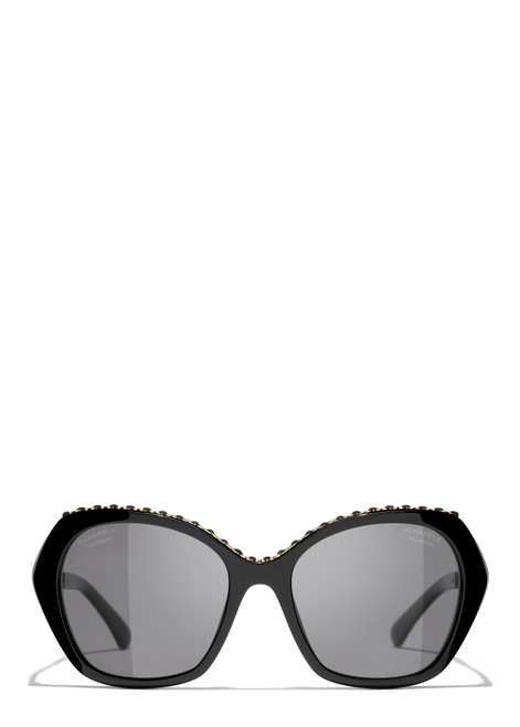 CHANEL-Butterfly-frame sunglasses