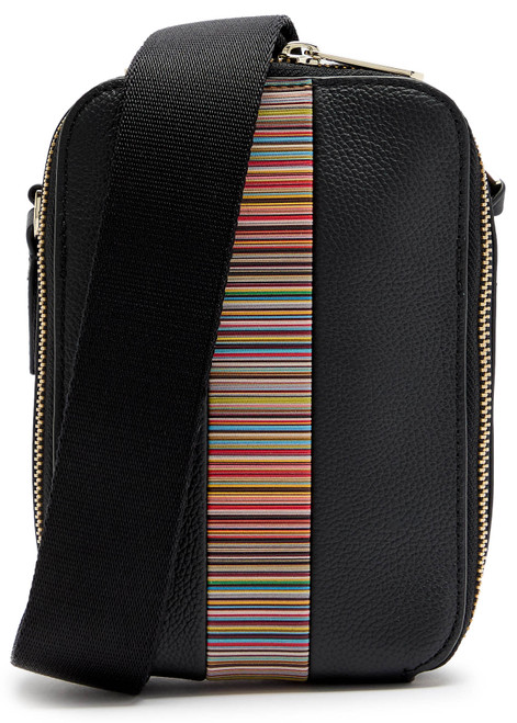 PAUL SMITH-Flight leather cross-body bag 