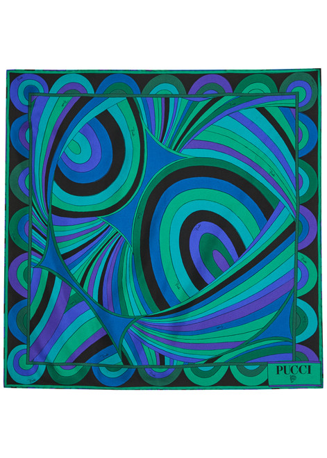 PUCCI-Printed silk-twill scarf