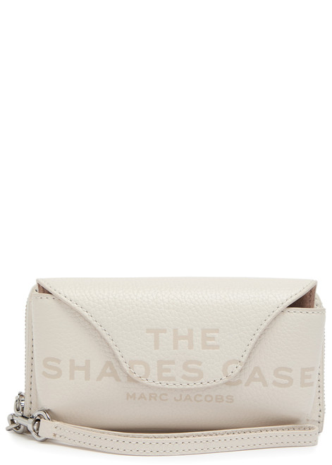 MARC JACOBS-The Shades Case grained leather purse and sunglasses case