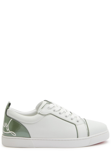CHRISTIAN LOUBOUTIN-Fun Louise Junior panelled leather sneakers