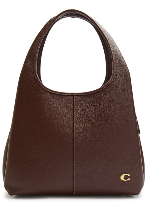 COACH-Lana pebbled leather shoulder bag