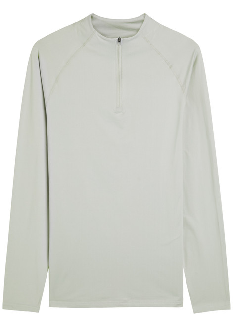 CONDITION-Core quarter-zip stretch-jersey top