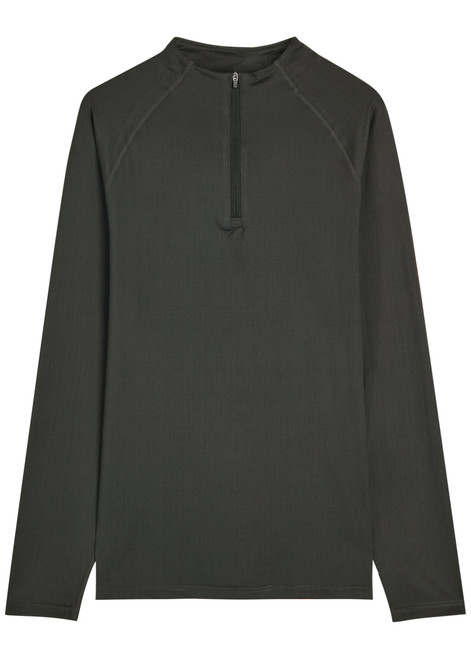 CONDITION-Core quarter-zip stretch-jersey top