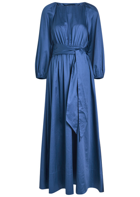 JOSEPH-Bellan gathered cotton-sateen maxi dress