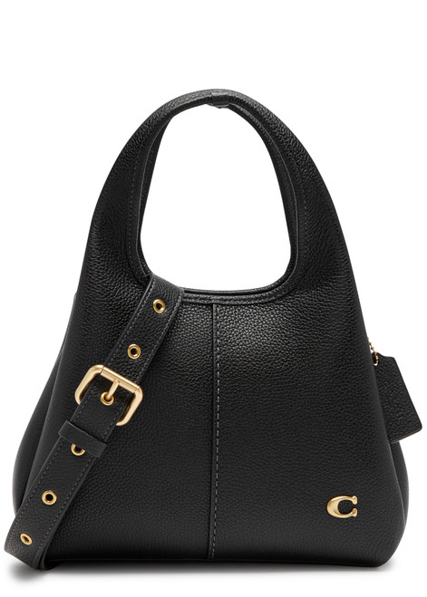 COACH-Lana 23 pebbled leather top handle bag