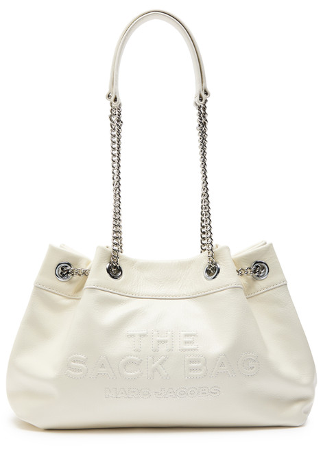MARC JACOBS-The Chain Sack glossed leather tote
