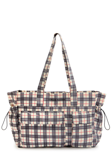 DAMSON MADDER-Eliza checked shell tote bag