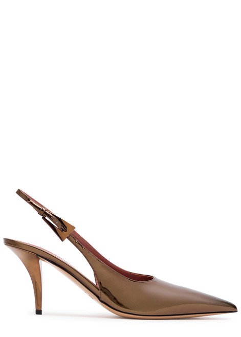 PARIS TEXAS-Jessica 75 patent leather slingback pumps