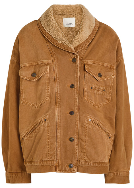 ISABEL MARANT-Pimia panelled denim jacket