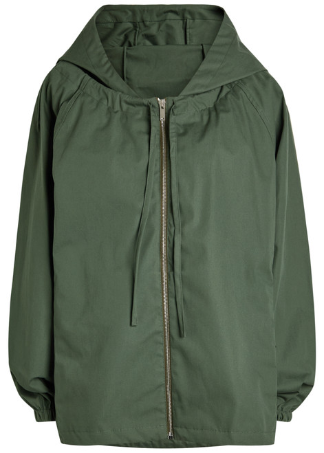 ARMARIUM-Eugenia hooded cotton-poplin jacket