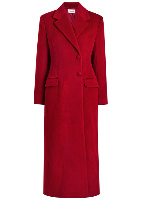 TOVE-Vonnie darted wool coat 