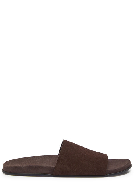 THE ROW-Hugh suede sliders