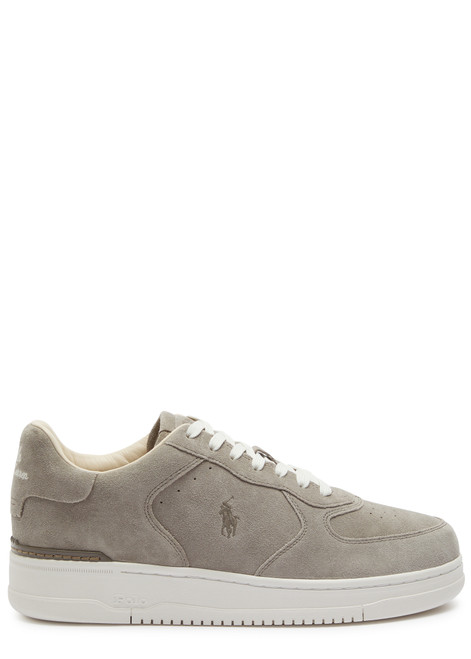 POLO RALPH LAUREN-Masters Court panelled suede sneakers