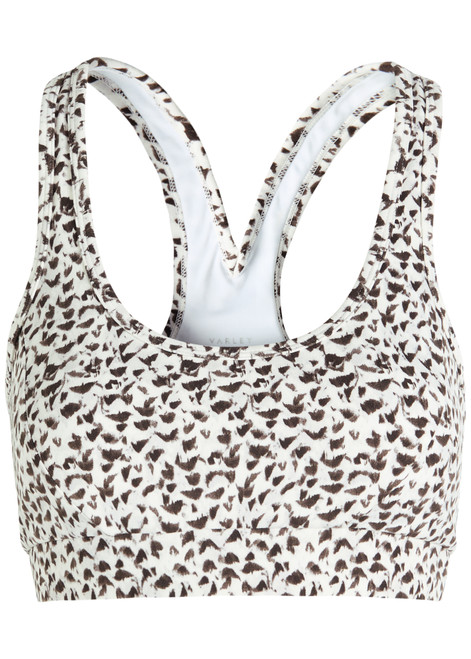 VARLEY-Move Selma printed stretch-jersey bra