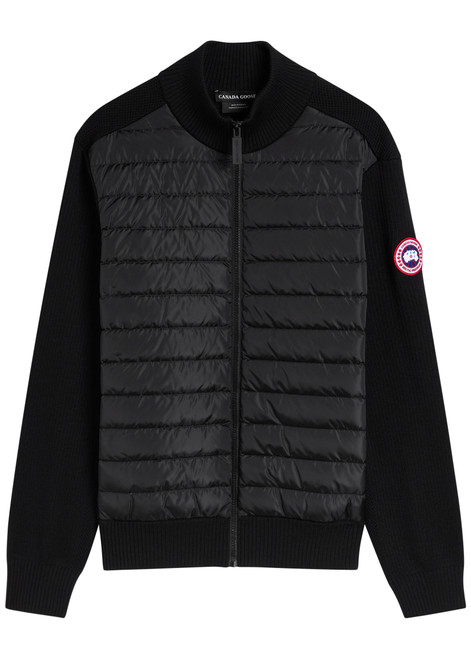 CANADA GOOSE-Hybridge quilted shell and wool jacket 