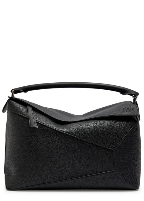 LOEWE-Puzzle Edge large leather top handle bag 
