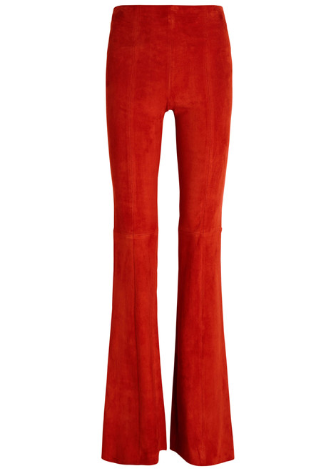 STOULS-Gégé stretch-suede trousers