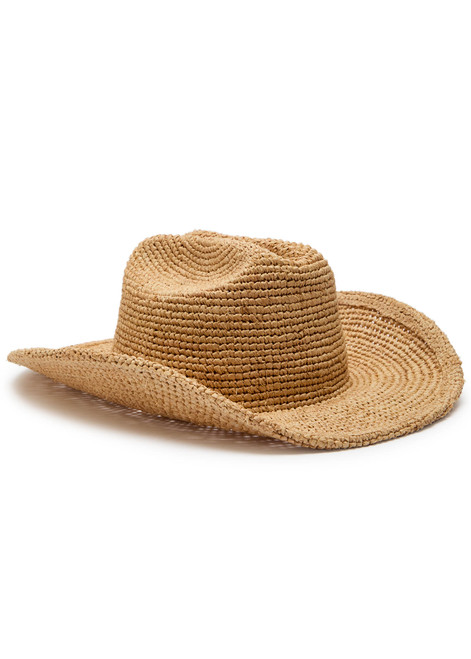 LACK OF COLOR-Raffia cowboy hat
