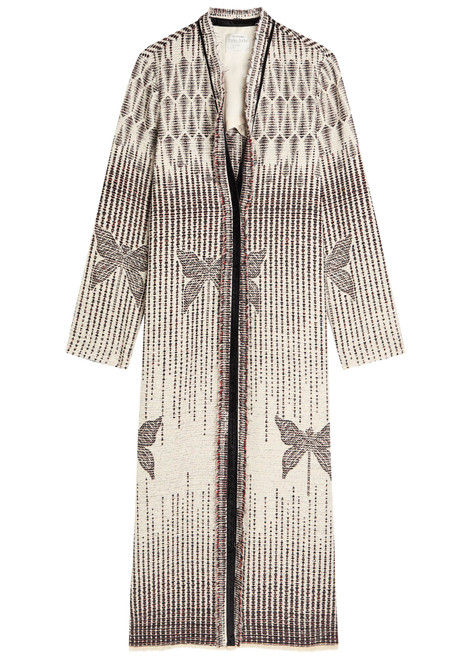 FORTE_FORTE-Libelle jacquard bouclé coat 