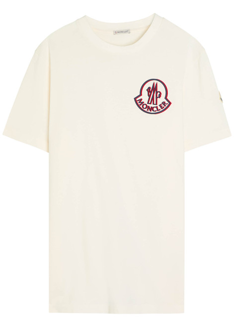 MONCLER-Logo cotton T-shirt