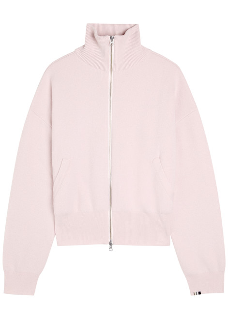 EXTREME CASHMERE-N°385 zip-through cashmere jumper