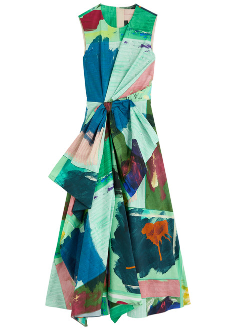 ROKSANDA-Nura printed cotton midi dress