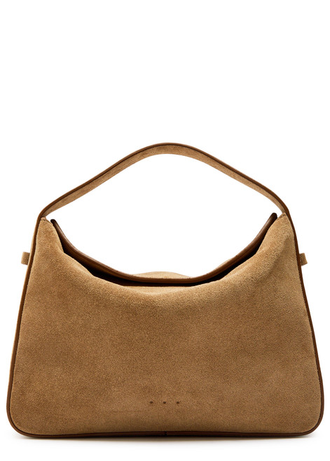 AESTHER EKME-Soft Baguette suede cross-body bag