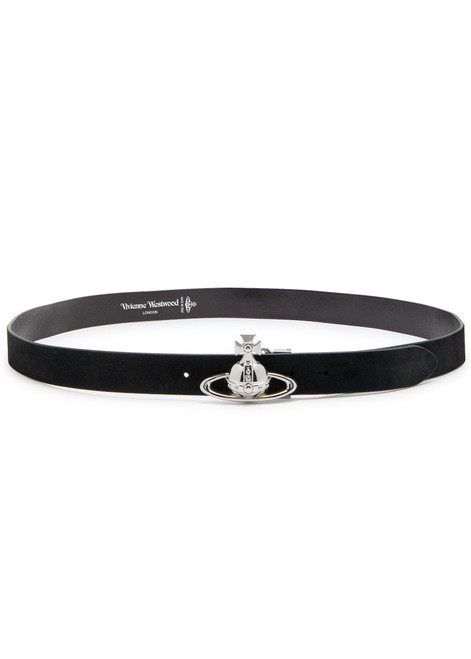 VIVIENNE WESTWOOD-Orb suede belt