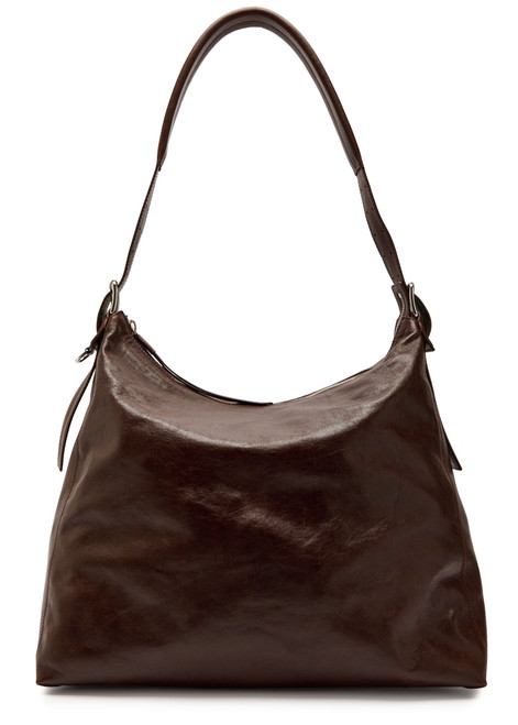 LEMAIRE-Belted leather hobo bag