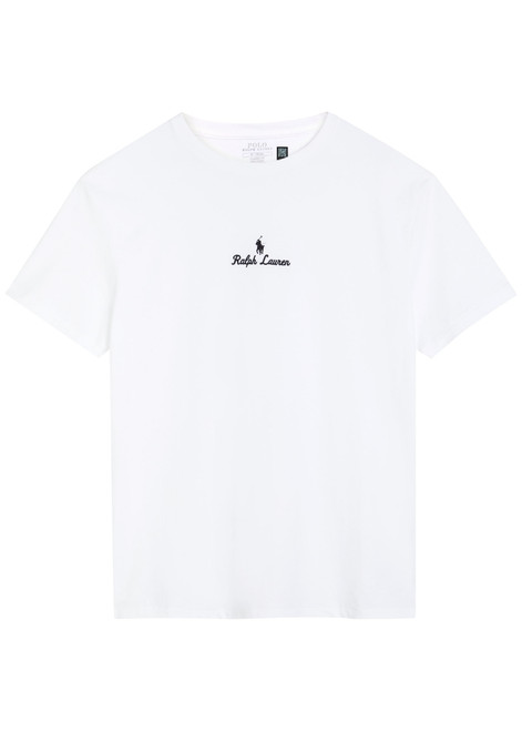 POLO RALPH LAUREN-Logo-embroidered cotton T-shirt