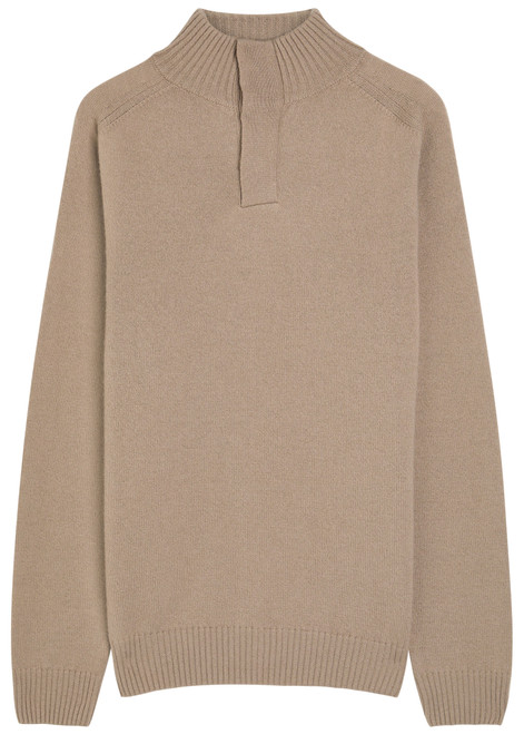 AURÉLIEN-City wool and cashmere-blend jumper