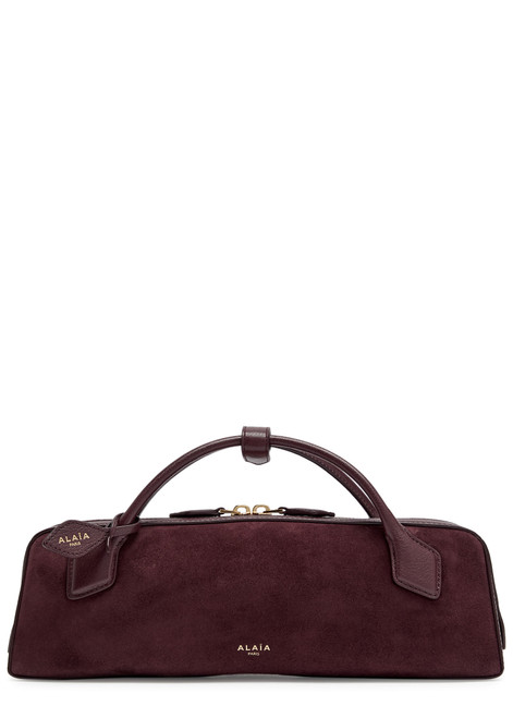 ALAÏA-Le Teckel suede clutch