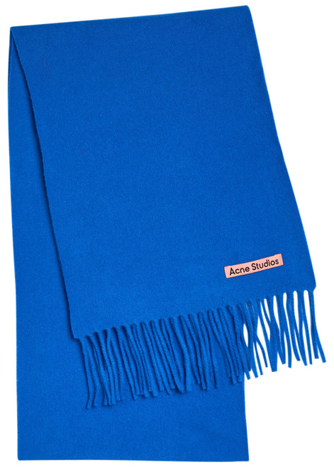 ACNE STUDIOS-Canada skinny fringed wool scarf
