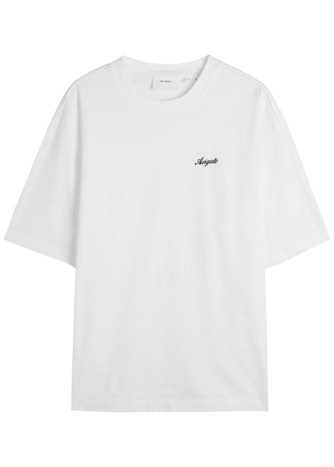 AXEL ARIGATO-Honor logo-embroidered cotton T-shirt