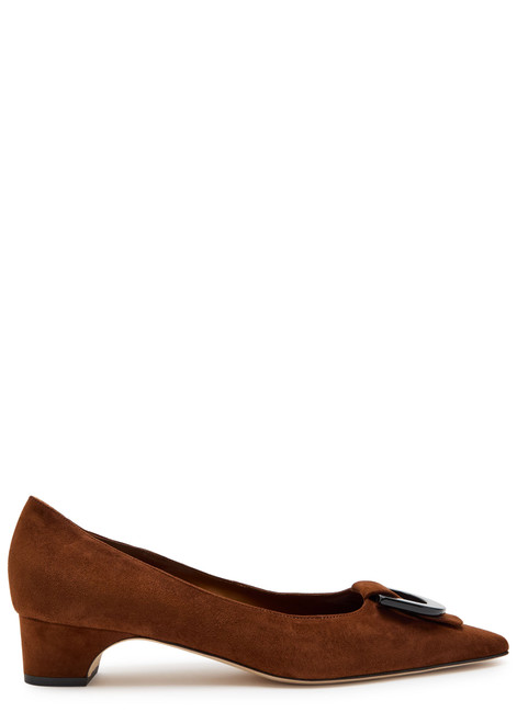 MANOLO BLAHNIK-Beti 30 suede pumps