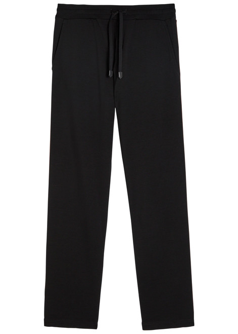 CANALI-Pipe-trimmed straight-leg wool track pants