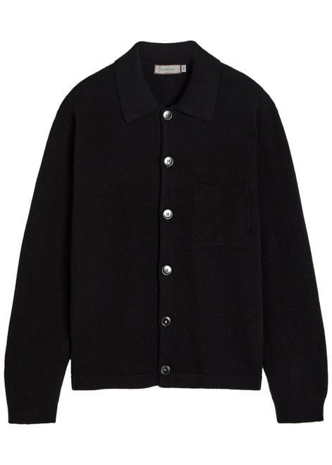 CANALI-Wool and cashmere-blend overshirt