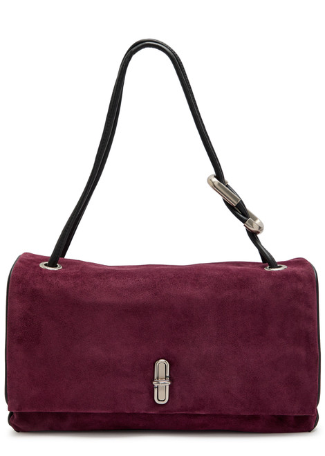 MARC JACOBS-The Large Dual suede shoulder bag