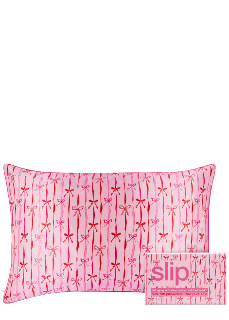 SLIP-Pure Silk Queen Pillowcase - Strawberry Cupcake