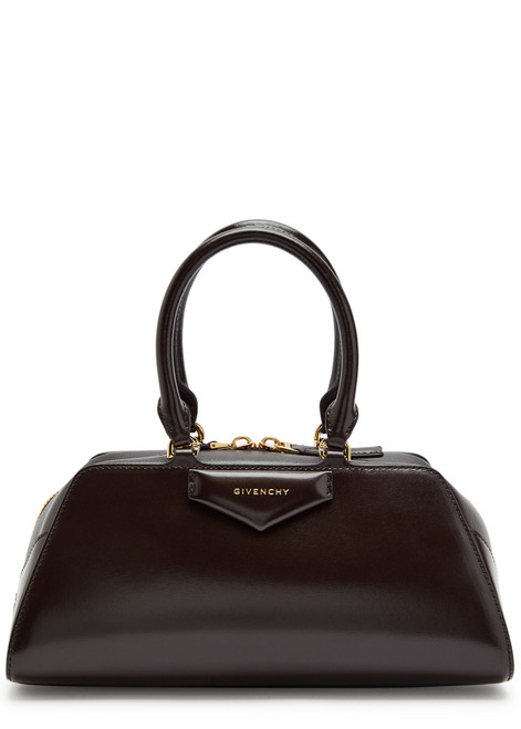 GIVENCHY-Antigona East-West small leather top handle bag
