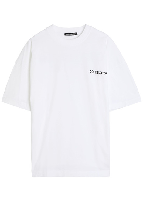 COLE BUXTON-Logo-print cotton T-shirt