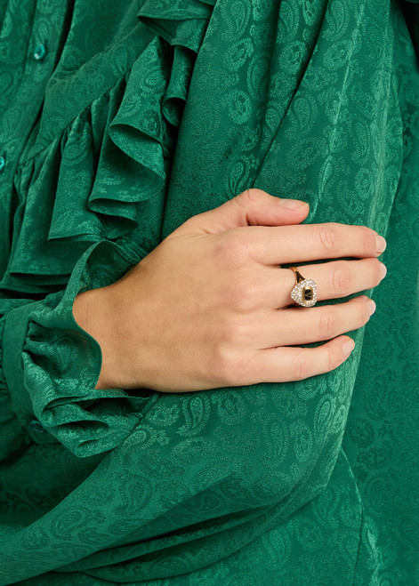 Coeur Royal pavé ring